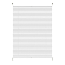 Plisségardin Touch Up & Down Vit 120 x 130 cm